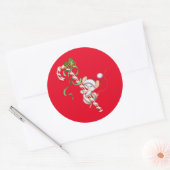 Stickers souris Père Noël Holiday (Enveloppe)