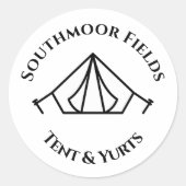 Stickers - Southmoor Fields Tente et Yurt Design (Devant)