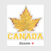 Stickers souvenir Canada Sporty Maple Leaf Decal (Feuille)