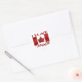 Stickers souvenir Canada Stickers Feuille d'érable (Enveloppe)