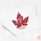 Stickers souvenir Canada Stickers Feuille d'érable (Enveloppe)