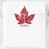 Stickers souvenir Canada Stickers Feuille d'érable (Sac)