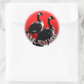 Stickers souvenir Canada Stickers oie Canada (Sac)