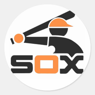 Stickers Sox Orange Mount Vernon
