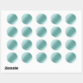 Stickers spa Bleu Double Monogramme Faux Cire Scea (Feuille)