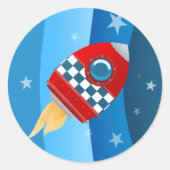 stickers Space Rocket (Devant)