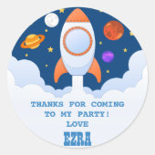 Stickers Space Rocket Anniversaire (Devant)