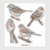 Stickers Sparrow Pack de valeur (Feuille)