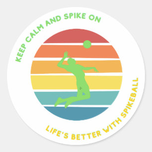 Stickers Spikeball La vie est meilleure avec elle