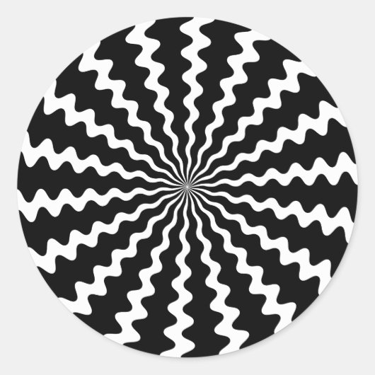 Stickers spirale Zig Zag (Devant)