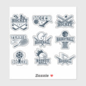 Stickers sport (Feuille)