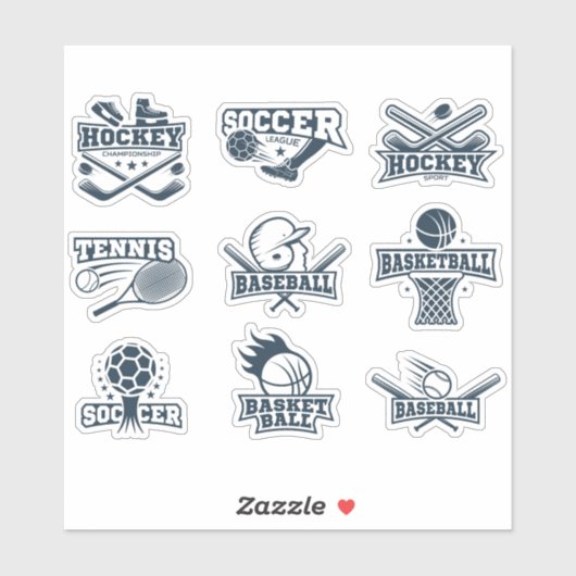 Stickers sport (Feuille)