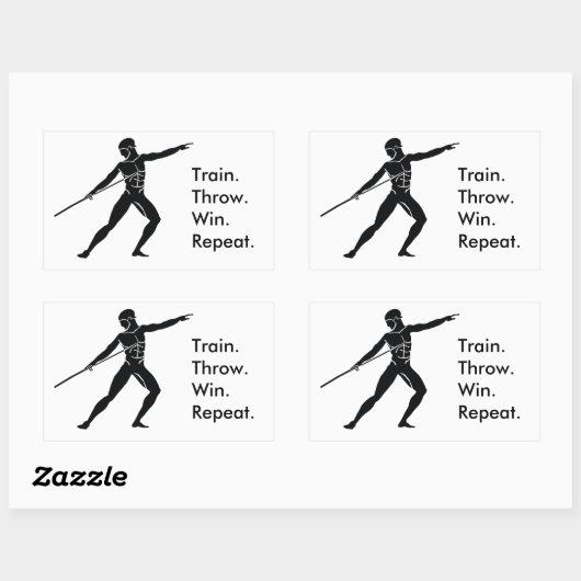 Stickers sportifs grecs inspirants (Feuille)