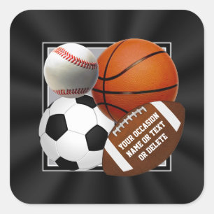 Stickers sportifs thématiques pour Faveurs, Envelo