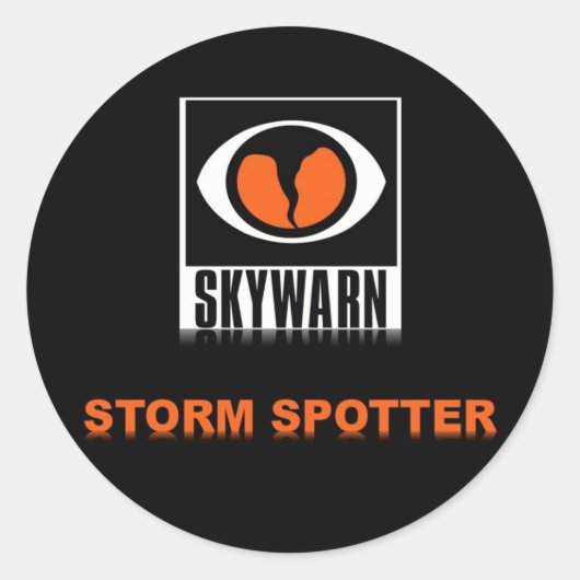 Stickers Spotter Storm SKYWARN (Devant)