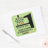 Stickers Sq De Faits Alternatifs Long Noeud (Enveloppe)