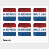 Stickers Square AMERICA BLESS (Feuille)