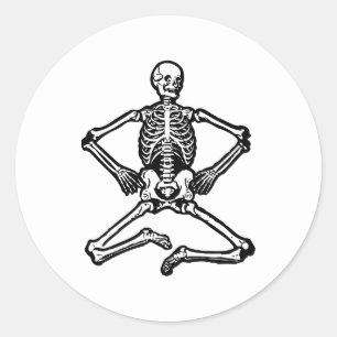 Stickers squelette d'Halloween