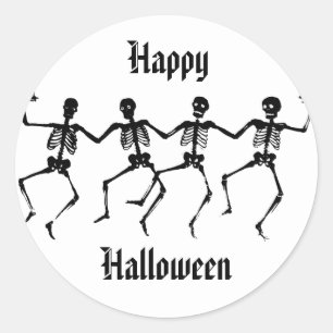 Stickers squelette d'Halloween