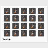 Stickers Squelette Steampunk (Feuille)