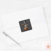 Stickers Squelette Steampunk (Enveloppe)
