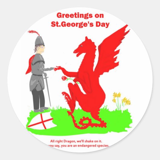 stickers St.George's Day (Devant)