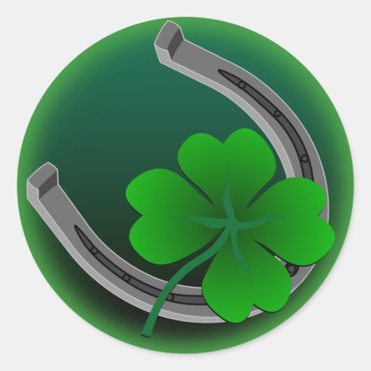 Stickers St. Partick's Classic Lucky Charm Sticker (Devant)