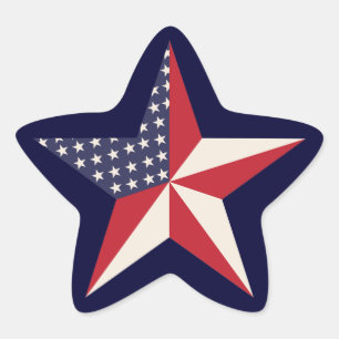 Stickers Star américain