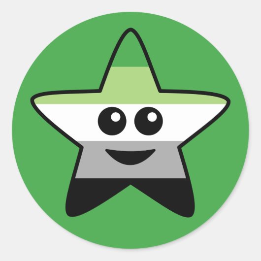 Stickers Star Aromantic (Devant)