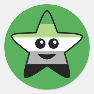Stickers Star Aromantic