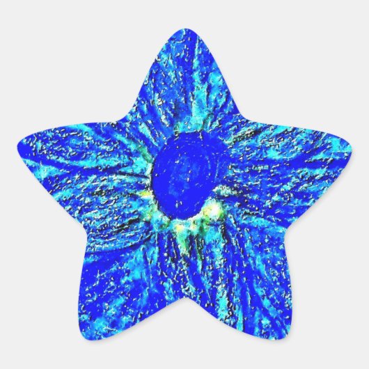 Stickers Star Blue Dalhia (Devant)