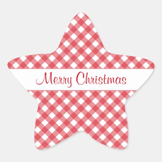 Stickers Star de Noël (Devant)