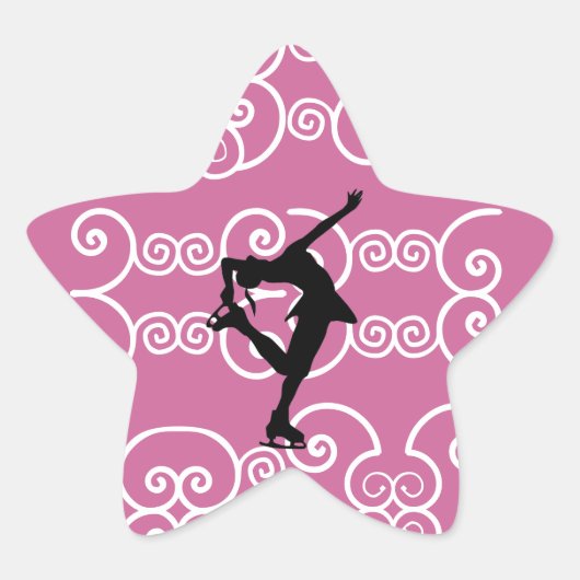 Stickers Star de patinage artistique (Devant)