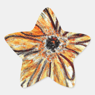 Stickers Star Gerbera