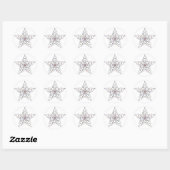 Stickers Star Iridescente (Feuille)