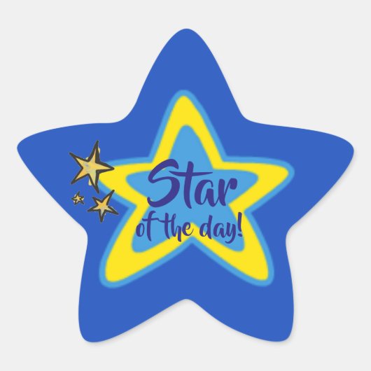 Stickers Star of the Day Student (Devant)