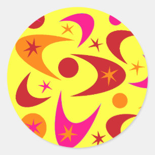 Stickers Starburst Boomerang