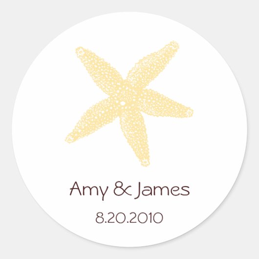 Stickers Starfish (Devant)