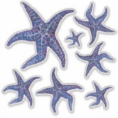 Stickers Starfish - BLEU (Devant)