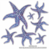 Stickers Starfish - BLEU (Devant)