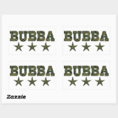 Stickers stars du camouflage de Bubba (Feuille)