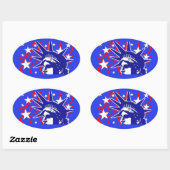 Stickers Statue de la Liberté (Feuille)