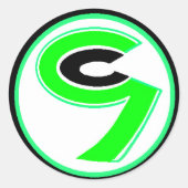 Stickers Steph Cody (rond 20 pack) (Devant)