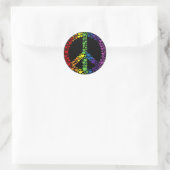 Stickers Stickers Paix Coeurs Arc-en-ciel (Sac)