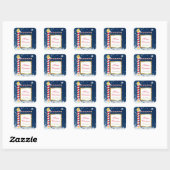 Stickers Stickers Pôle Nord de Noël neigeux (Feuille)