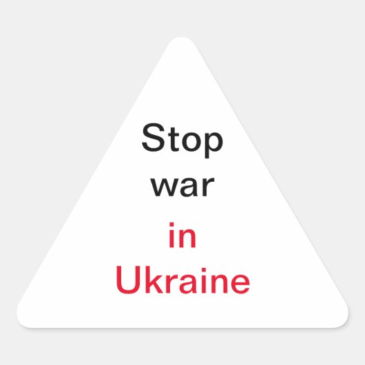 Stickers Stop à la guerre en Ukraine (Devant)