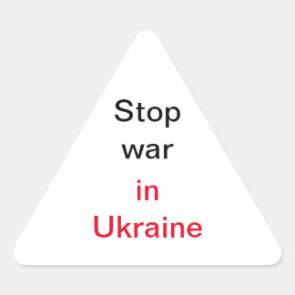 Stickers Stop à la guerre en Ukraine