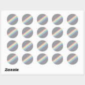 Stickers Storey Sky & Rainbow Round (Feuille)