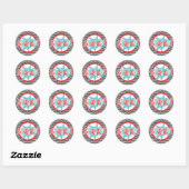 Stickers Strike Retro Chevron Bowling (Feuille)