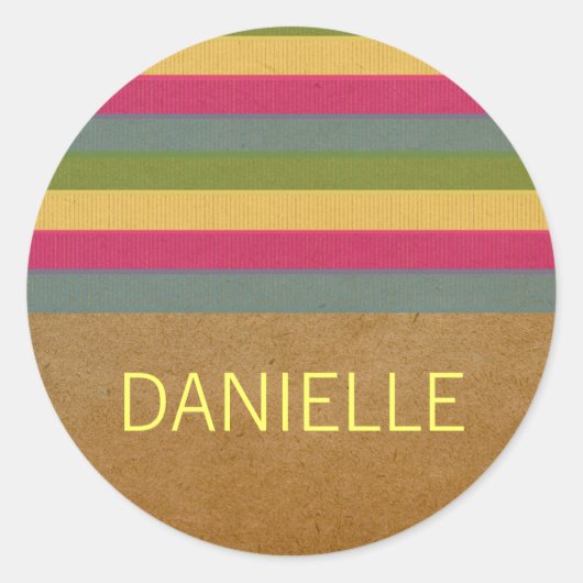 Stickers Stripes Textes Chics (Devant)